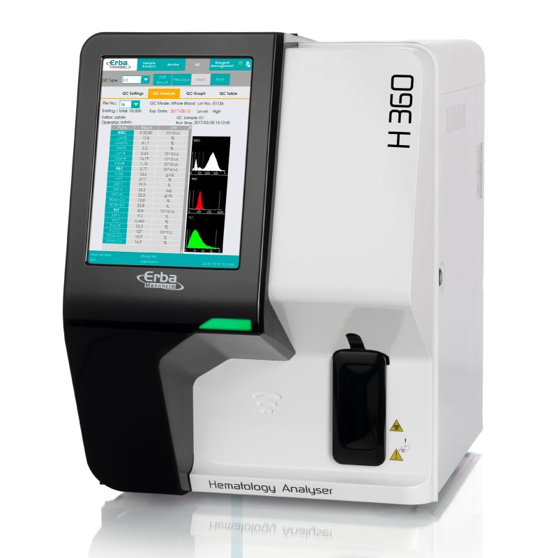 Analizador automático de hematología de 3 partes H360